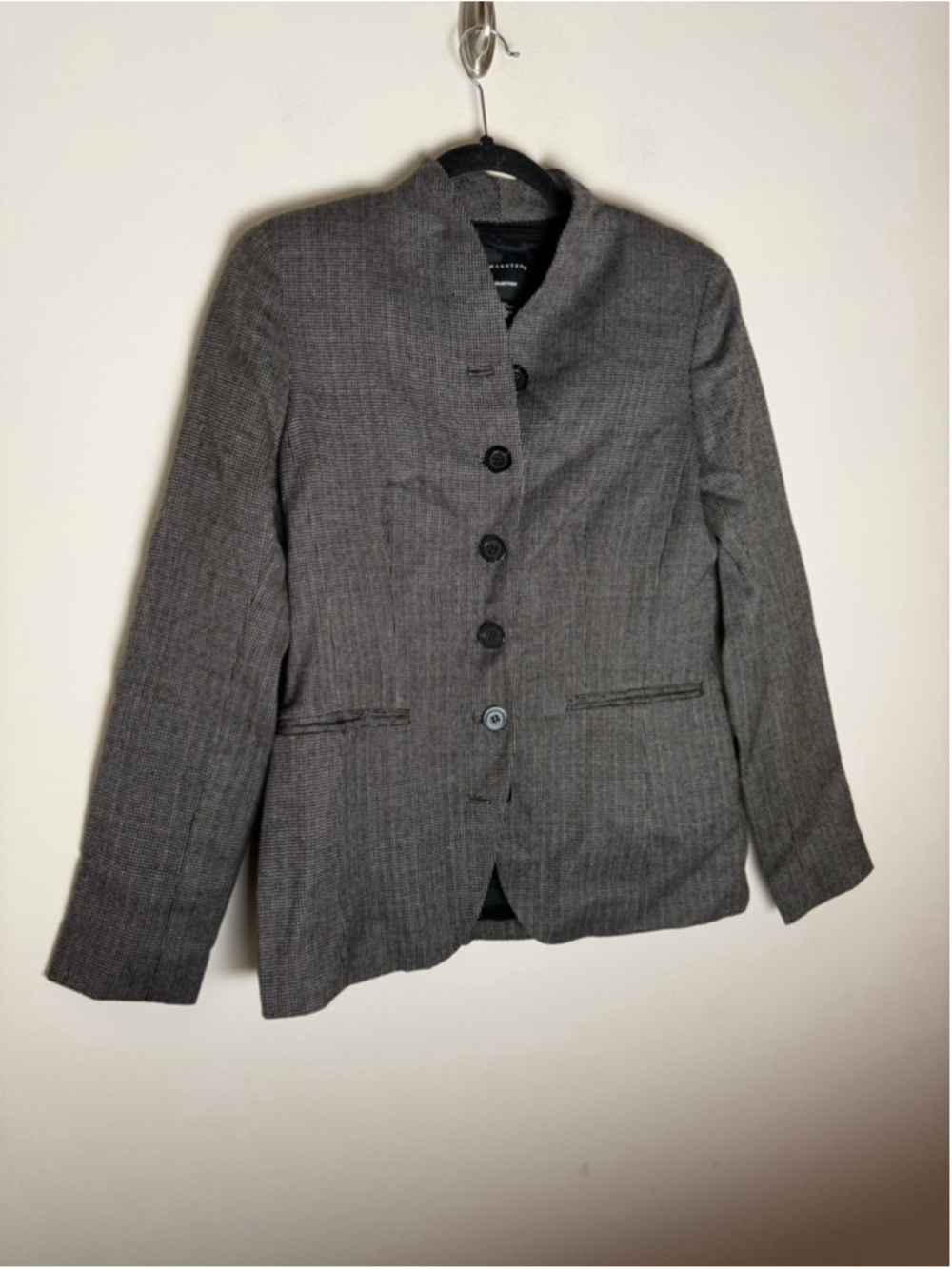 Doncaster Collection 100% Wool Textured Blazer Jacket Women’s Size 6 - Picture 3 of 9